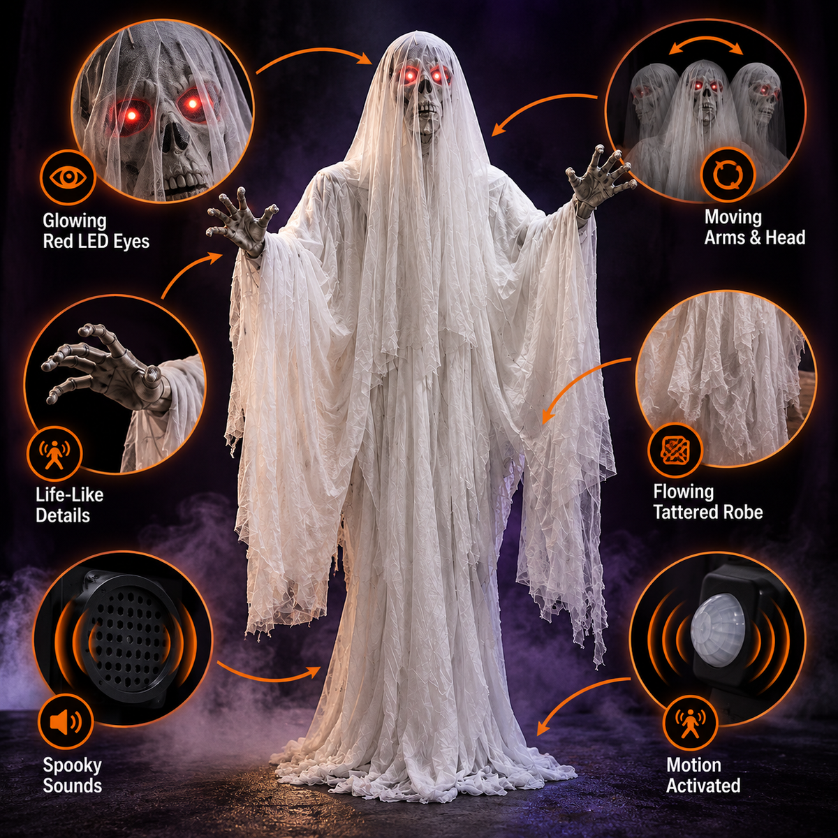 Animatronic Skeleton Boo Buddy™